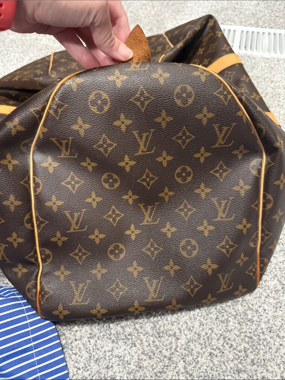 Louis Vuitton  Monogram Keepall Travel Duffel - Brown/Tan - Picture 10 of 15